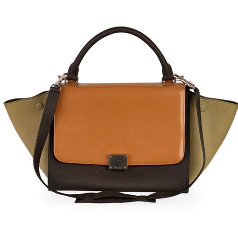 celine trapeze canvas|Small Trapeze bag in bullhide calfskin .